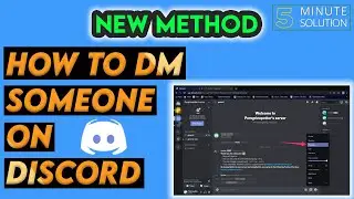 How to dm someone on discord 2024 [EASY]