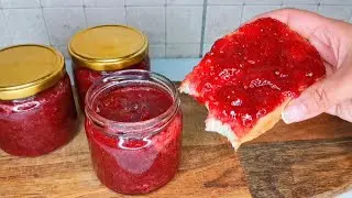 🍓Без ЖЕЛАТИНА ! Без ЗАГУСТИТЕЛЯ. 💯Настоящий КЛУБНИЧНЫЙ ДЖЕМ. 📌Чуть САХАРА.