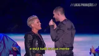 P!nk - Just Give Me A Reason (feat. Dan Smith) [Tradução/Legendado] | Live at The BRIT Awards 2019