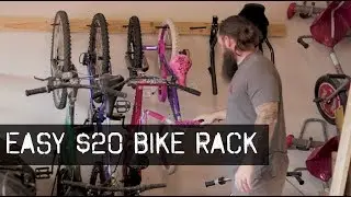 Awesome Garage Bike Rack/Storage - Build it for $20