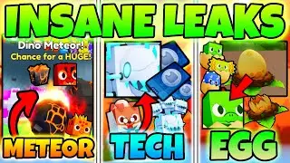 😱METEOR, TECH, SPECIAL DINO EGG & TONS MORE LEAKS! Pet Simulator 99!