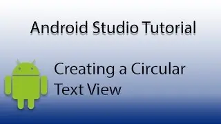 Android Studio: Create a Circle Text View