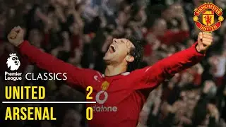 Manchester United 2-0 Arsenal (04/05) | Premier League Classics | Manchester United