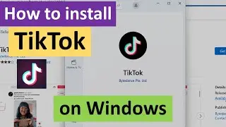 How to install TikTok for PC