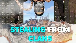 ROBBING The RICHEST CLANS in RUST (Solo Survival)