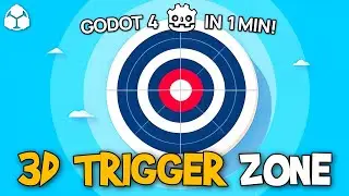 Make a 3D Trigger Zone in Godot 4 in One Minute