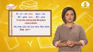 4-класс | Кыргыз тили | Муун жана ташымал