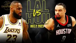 Los Angeles Lakers vs Houston Rockets Full Game Highlights | December 2, 2023 | FreeDawkins