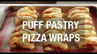 How to make puff pastry pizza wraps