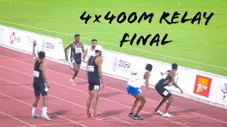 4×400m Relay Final at 62nd Inter State Seniors Athletics Championship 2023