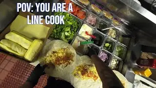 POV: YOU ARE THE LINE COOK TODAY | A CHEF COULD NEVER HANDLE A KITCHEN BY HIMSELF?