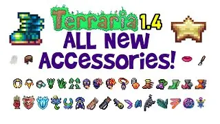 Terraria 1.4 New Accessories! (Journeys End All New Accessory Items)