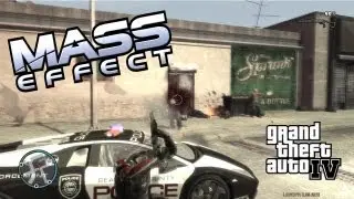 GTA IV LCPDFR Mass Effect Shepard Police Patrol - Gangsters Making Fizzy Drinks?!?