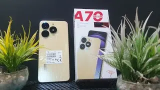 itel A70 gold 256GB/12GB Unboxing