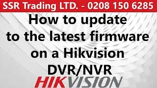 How to Upgrade Firmware on Hikvision CCTV DVR  / NVR Easy simple guide for USB Recorder Update 2021