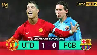 RONALDO SHOWS MESSI WHOS IN CHARGE AT OLD TRAFFORD! - UCL 2008 SEMIFINAL