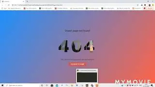 html tutorial html website website tutorials How to create amazing responsive 404 website