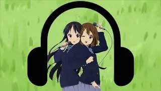 K-On -  Fuwa Fuwa Time HD (but Mio and Yui duet on each side) #Binaural #ASMR