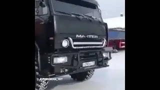 Дороги Якутии. Камазы Якутии. Roads of Yakutia. 