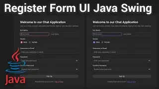 Java Swing User Registration Form Tutorial with FlatLaf and MigLayout