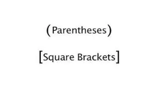 How To Apply Parentheses And Square Brackets