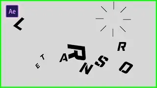 Cool 2D Text Animation in After Effects CC