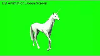 Unicorn Animation (Green Screen)#youtube #team