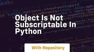 object is not subscriptable in python