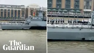 German Navy blasts Darth Vader's Imperial March from its warship in London