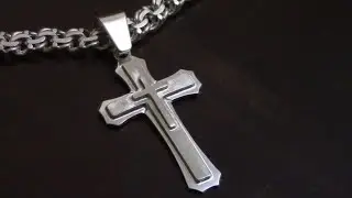 Серебряный крест. Украшение без души. Silver cross.