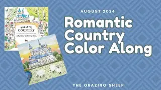 Romantic Country Color Along The Grazing Sheep