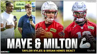 Drake Maye and Joe Milton Show Off BIG ARMS at Patriots OTAs