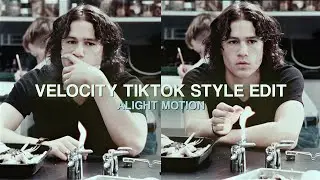 Velocity Tiktok Style Edit Preset - ALIGHT MOTION