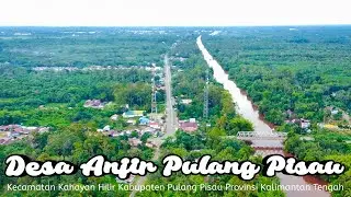 suasana sore dikampung desa anjir pulang pisau