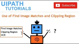 Use of Find Image Matches and Clipping Region Activity