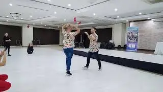 Felip and Tiago. Bachata demo at the dance festival in Side, Türkiye