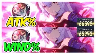 Black Swan Wind vs ATK% Planar Sphere Relic Damage Comparison【 Honkai Star Rail Black Swan Build 】