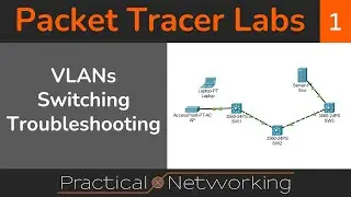 🎬 Let's do Packet Tracer labs together - VLANs, Switching, Troubleshooting - PTL1