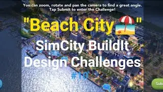 "Beach City🏖" SimCity BuildIt Design Challenges #10