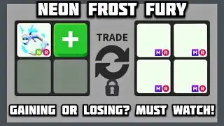 BEST 32 LATEST OFFERS FOR NEON FROST FURY (ride only) in Rich Servers Adopt me Roblox