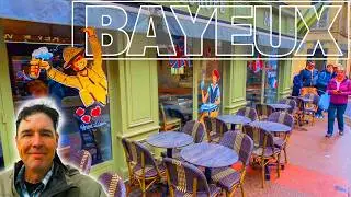 FRANCE: Exploring Bayeux on a Virtual Walking Tour for Treadmill in Normandy - 4k City Walks