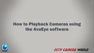 How to Playback Cameras using AvaEye