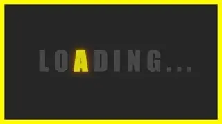 Glowing Text Effect Loader Using CSS3 | Animated Loader | Blinking Text Glow Effect