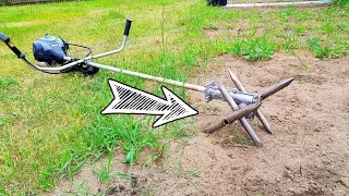 Tiller Cultivator for brush cutter Do it yourself DIY