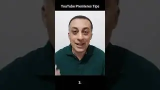 YouTube Premieres Tips