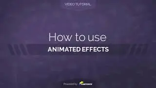 How to use Animated Effects template in AinTrailers v3 | Video Tutorial [After Effects]