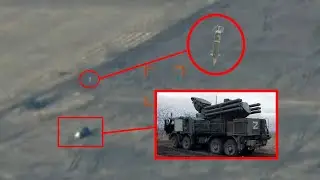 Excalibur Round Hit On Top Of Pantsir-S1 (Fireworks)