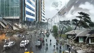 Terrifying Destruction! 203 km/h Winds Rip Through Vietnam! Entire Villages Evacuated!