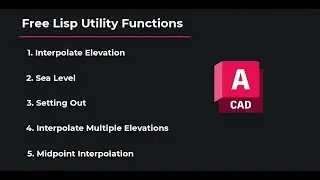 Land Survey Lisp Routines in AutoCAD | Essential Utilities for Efficient Drafting