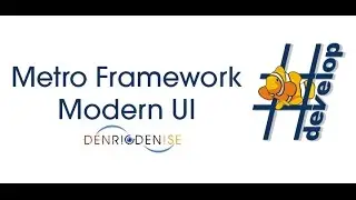 How to use MetroFramework Modern UI in SharpDevelop